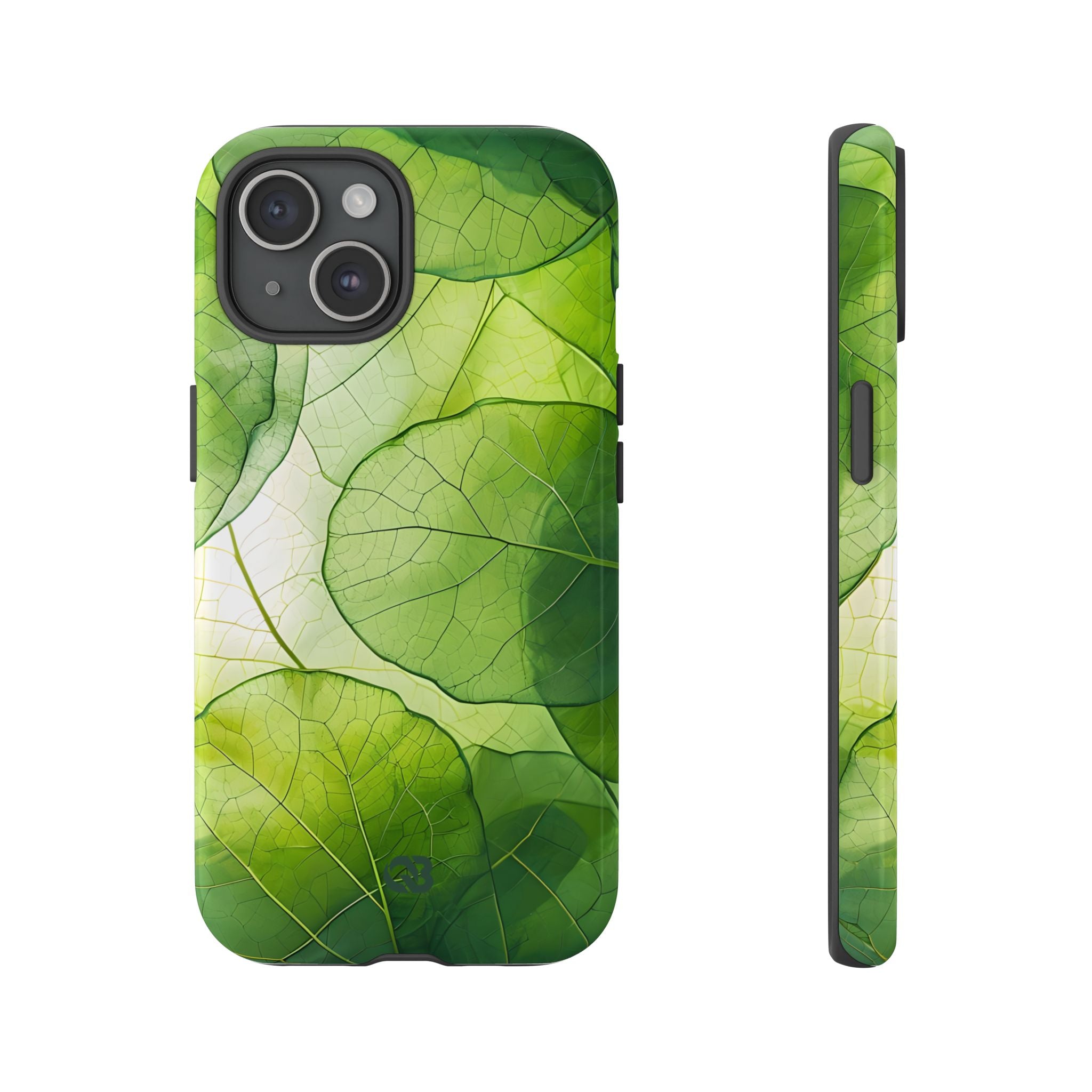 Emerald Leaf Veins · Tough Phone Case for iPhone