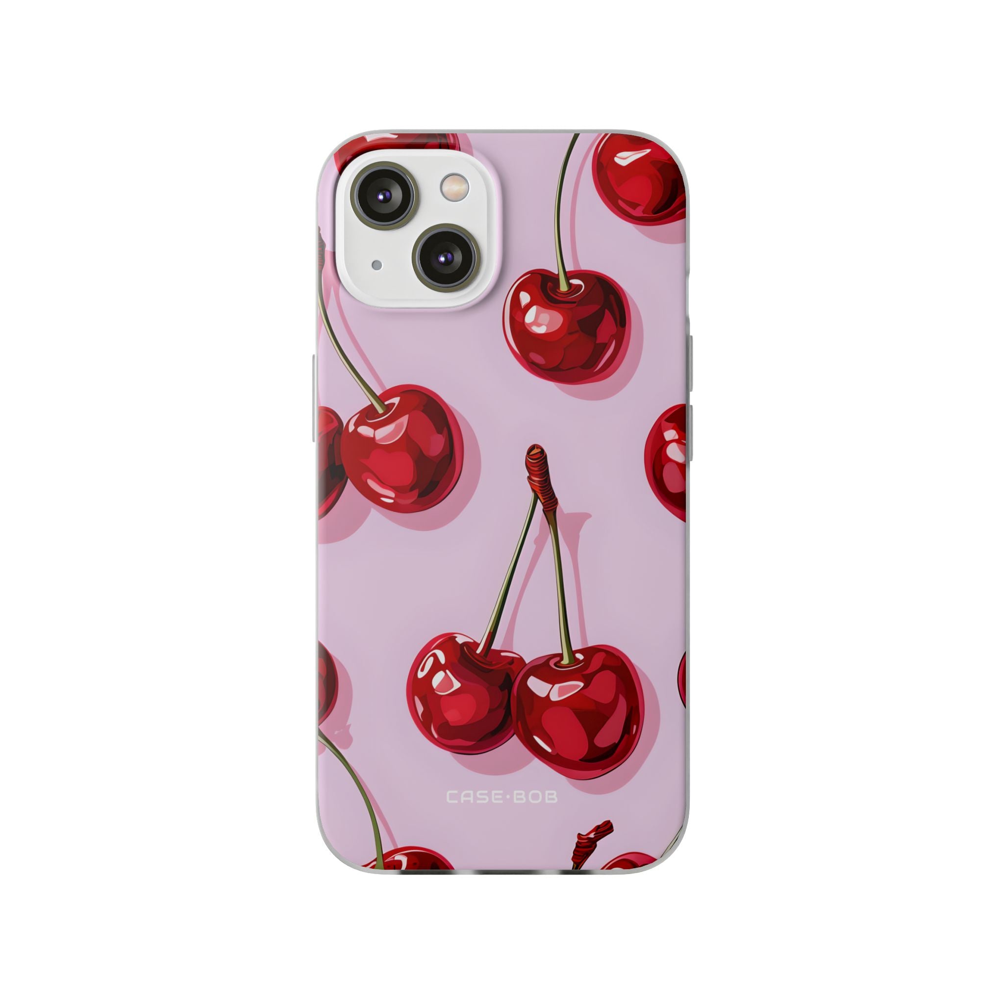 Glossy Cherry Burst iPhone 14 Case - Soft - CASE•BOB
