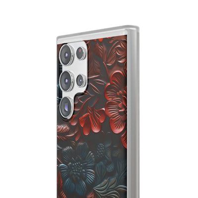 Carved Earth Bloom · Soft Phone Case for Samsung
