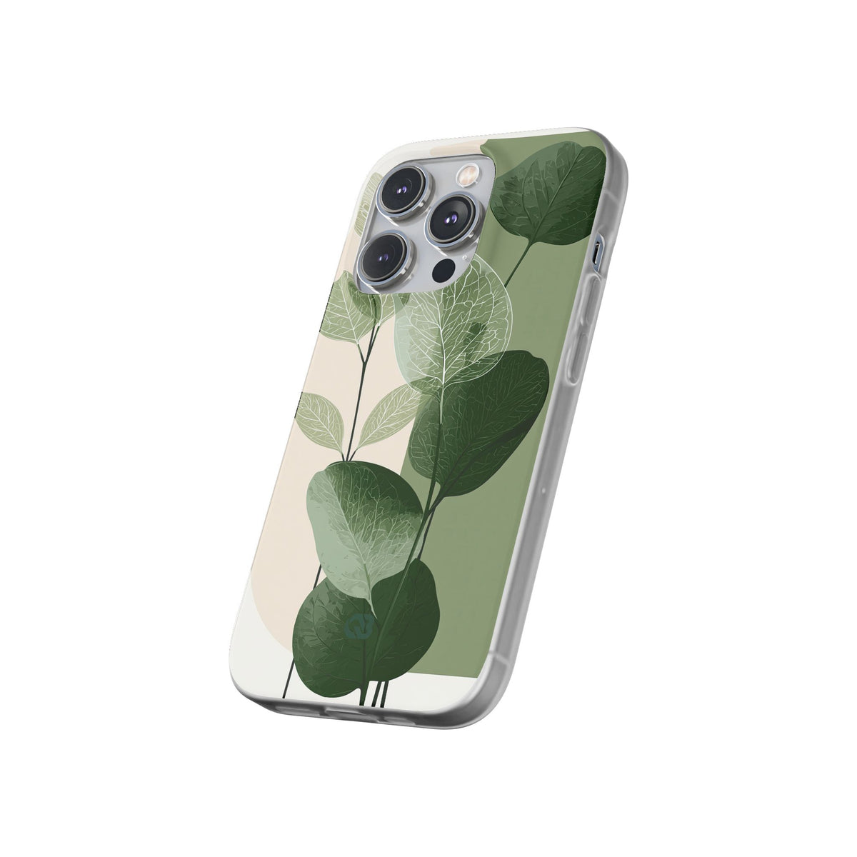 Layered Eucalyptus Study · Lite Phone Case for iPhone ·  Green