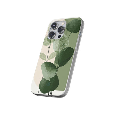 Layered Eucalyptus Study · Lite Phone Case for iPhone ·  Green