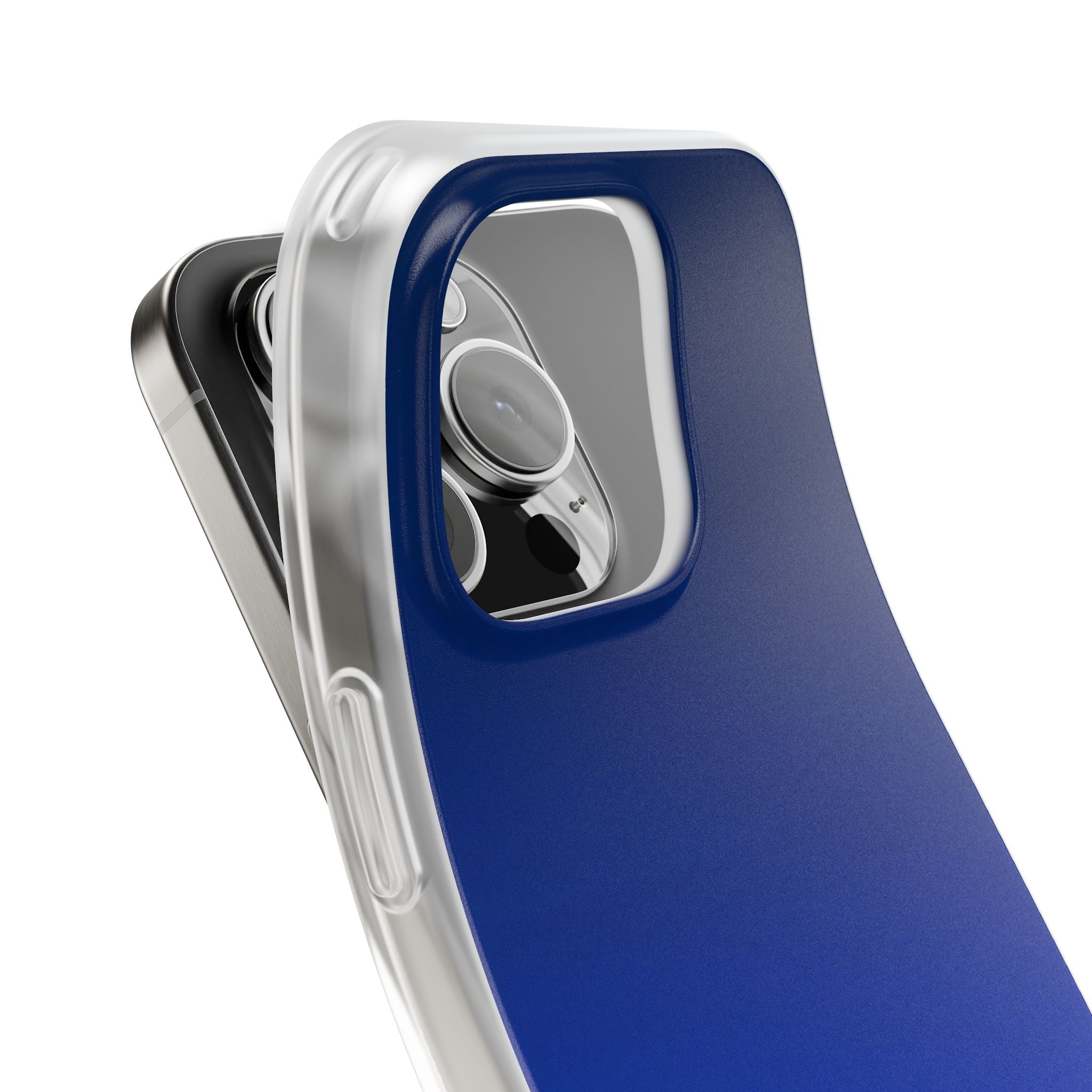 Blue Lite Phone Case for iPhone - Cobalt Depth Shift