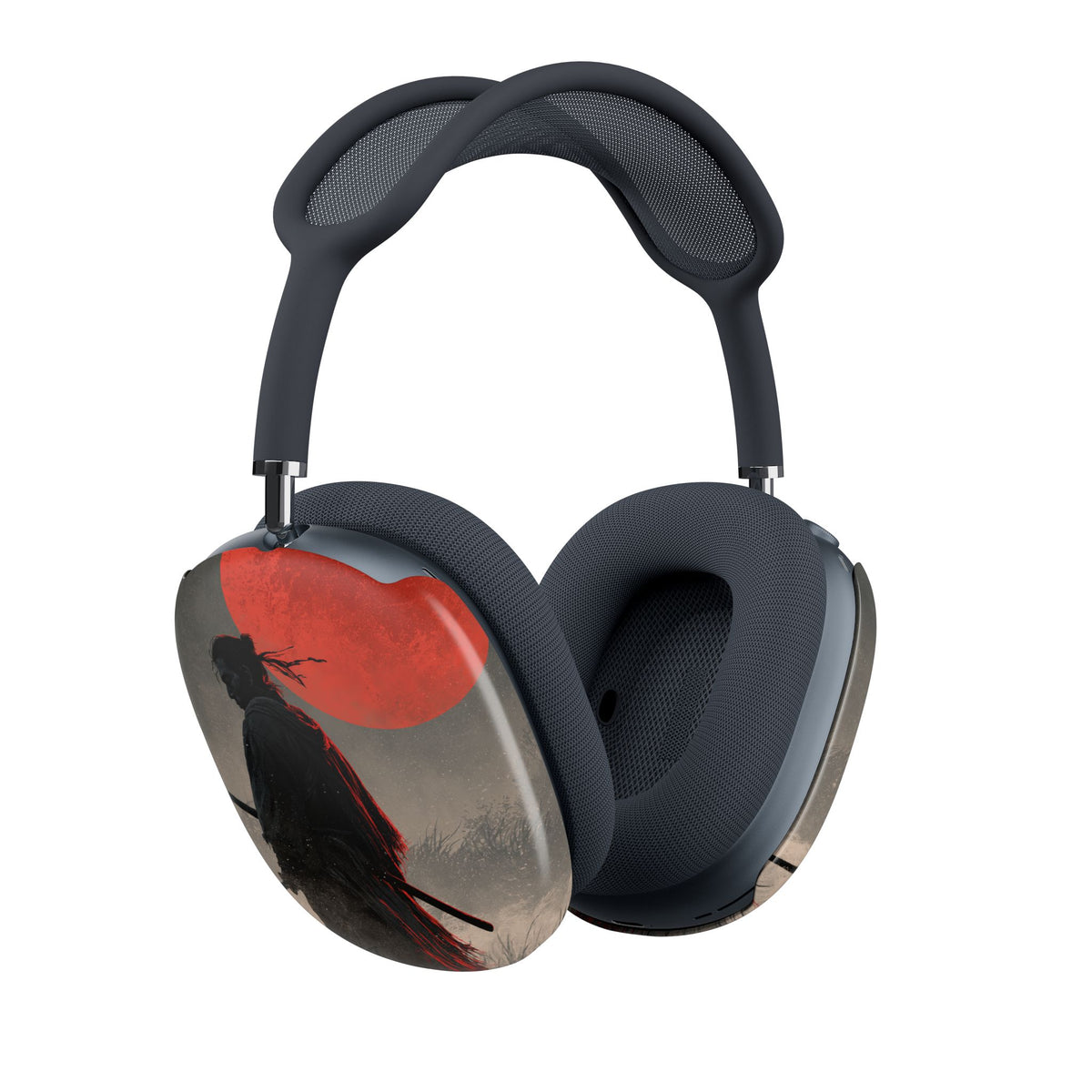 Crimson Moon Ronin · Hard Case for AirPods Max · Black