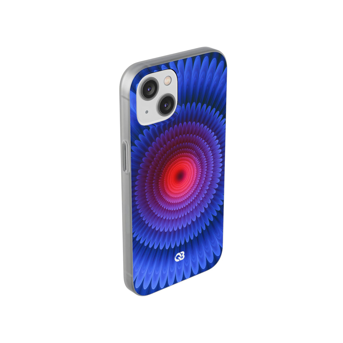 Radial Spectrum Bloom · Lite Phone Case for iPhone ·  Blue