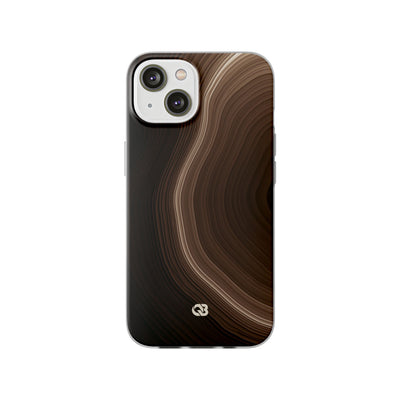 Umber Strata · Lite Phone Case for iPhone ·  Brown