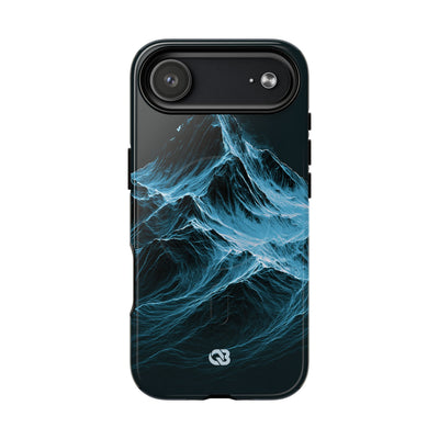 Nordic Frost Peak · Tough 2.0 Magnetic Phone Case for iPhone · Blue