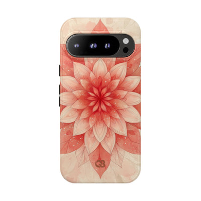 Coral Layered Bloom · Tough Etui na telefon dla Google Pixel