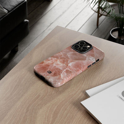 Rose Quartz Facet · Tough Phone Case for iPhone · Pink
