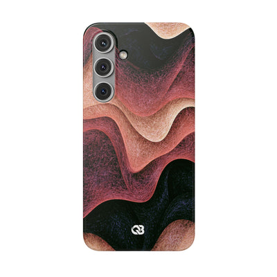 Rose Contour Waves · Lite Phone Case for Samsung · Pink
