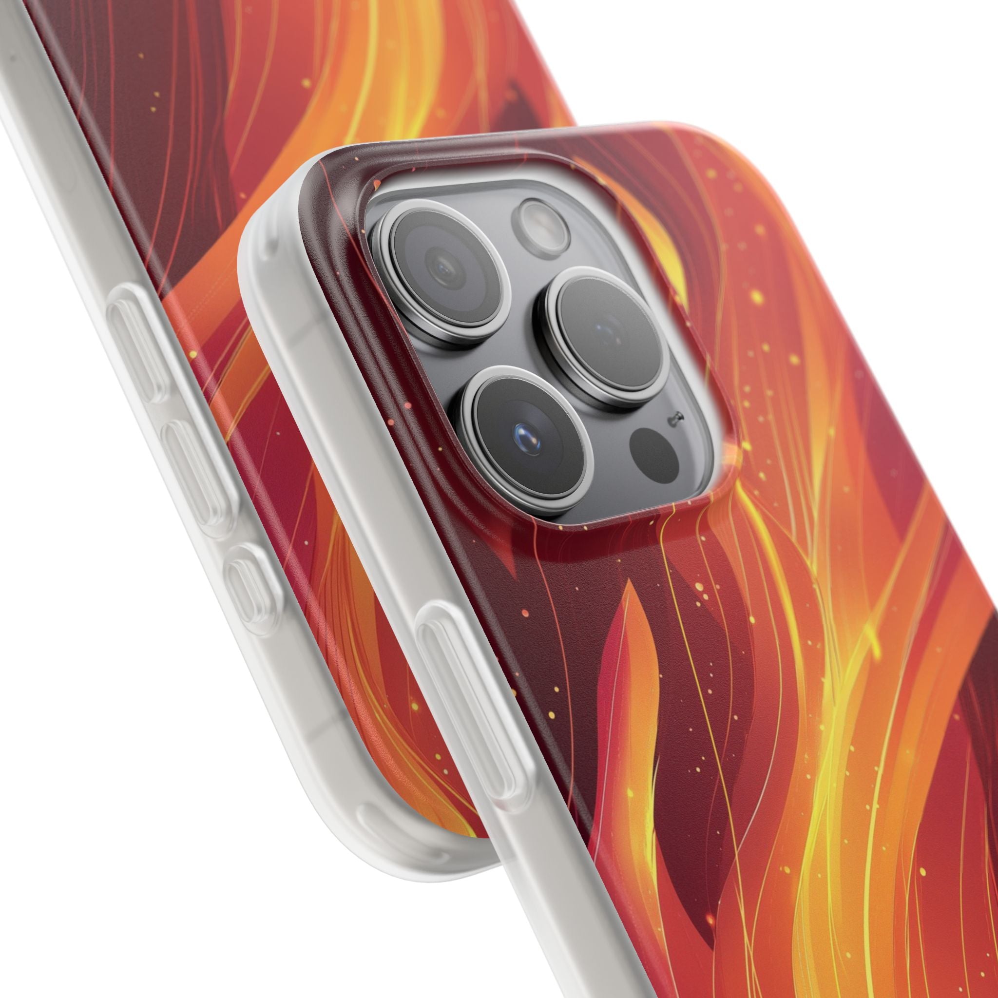 Flaming Flow iPhone 15 Pro hoesje - Soft
