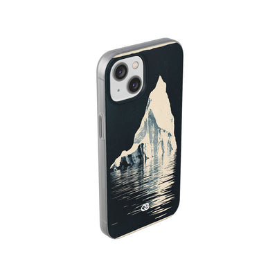 Blue Lite Phone Case for iPhone - Frozen Navy Monolith