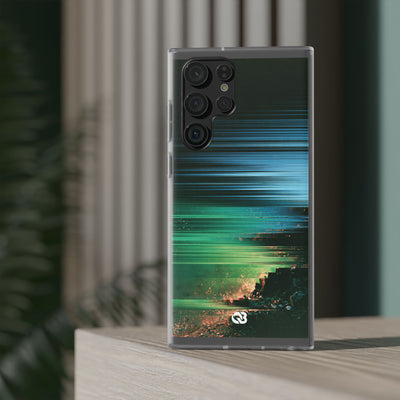 Digital Shoreline Drift · Lite Phone Case for Samsung · Teal