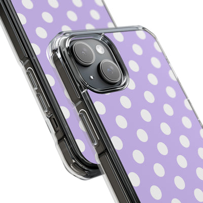 Lavender Polka Grid · Impact Phone Case for iPhone · Magsafe