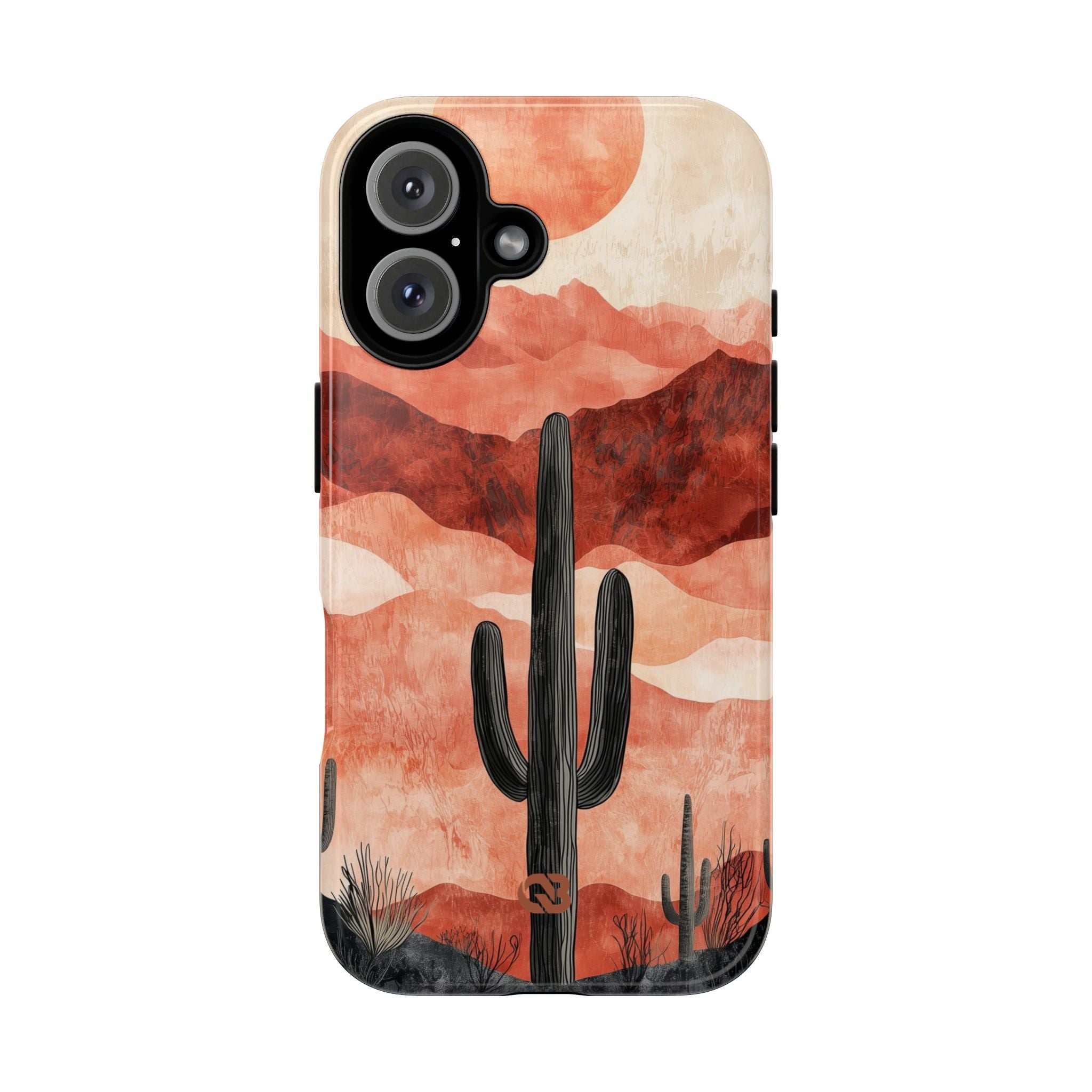 Terracotta Desert Sun · Tough Phone Case for iPhone