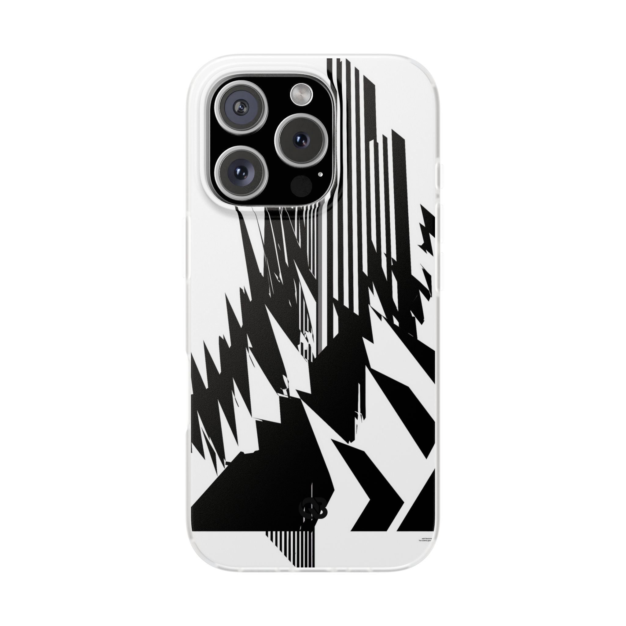 White Lite Phone Case for iPhone - Shattered Vector Spire