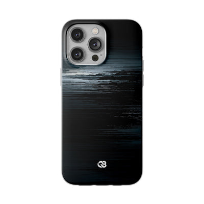 Black Lite Phone Case for iPhone - Frozen Signal Glitch