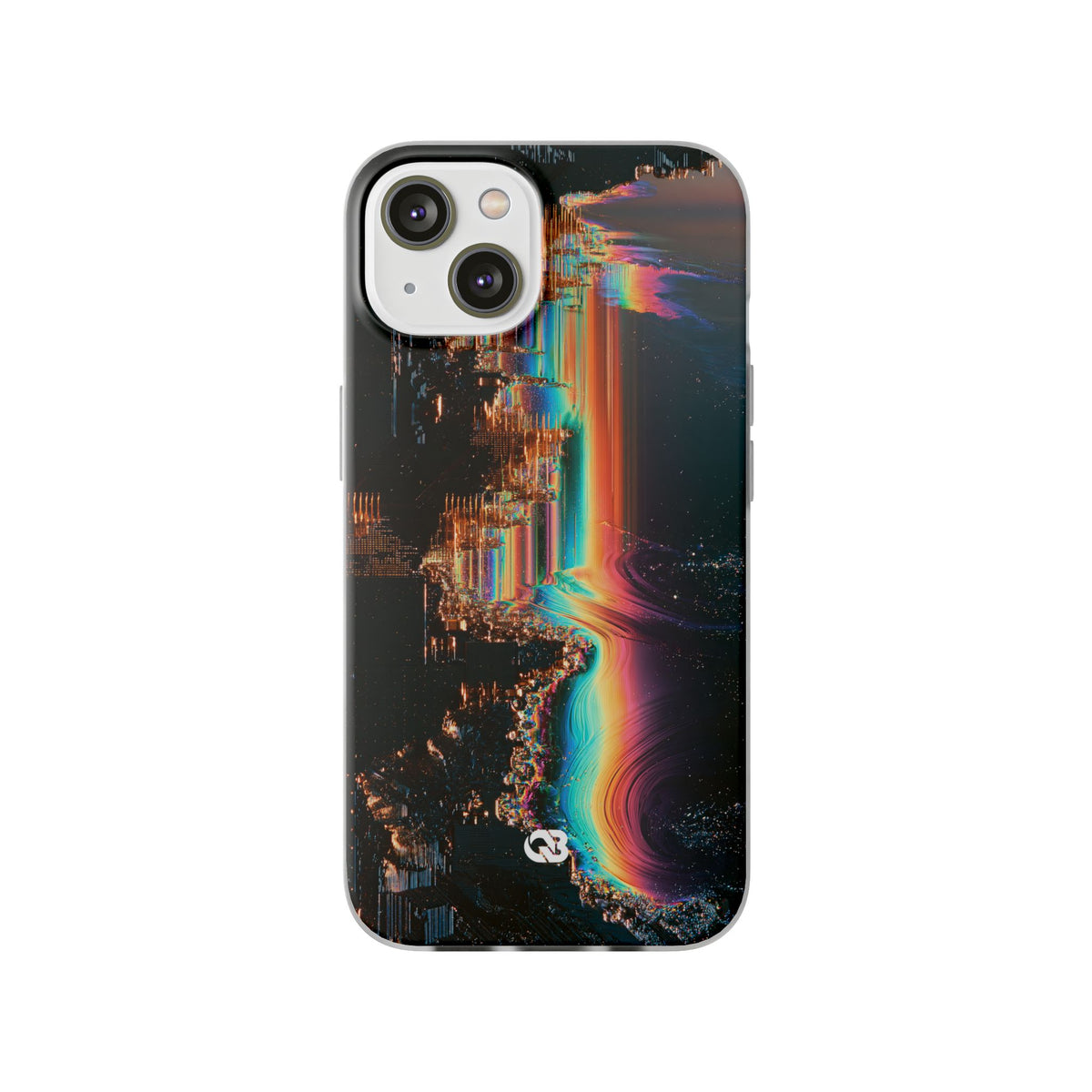 Prismatic Circuit · Lite Phone Case for iPhone ·  Black
