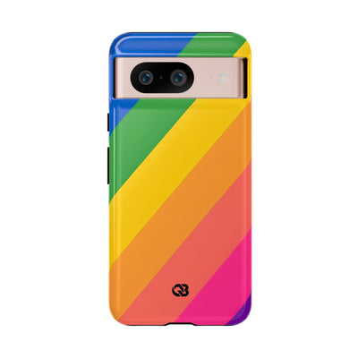 Vibrant Spectrum Slope · Tough Phone Case for Google Pixel