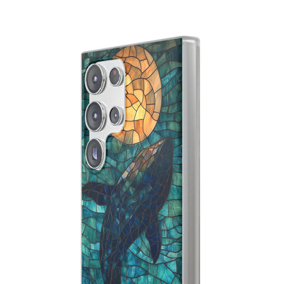 Stained Moon Whale · Soft etui na telefon dla Samsung