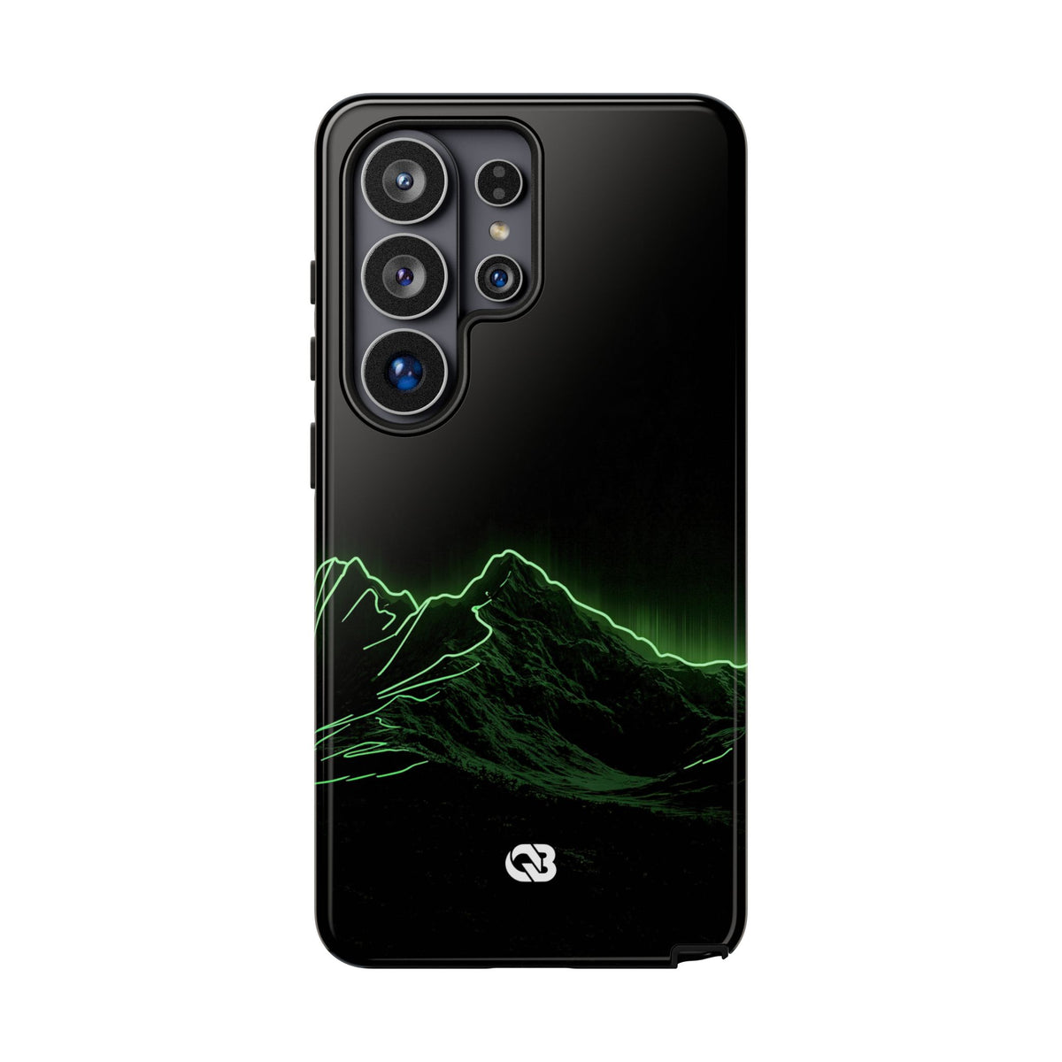 Nordic Mountain Contour · Tough Phone Case for Samsung · Black