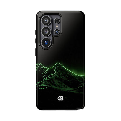 Nordic Mountain Contour · Tough Phone Case for Samsung · Black