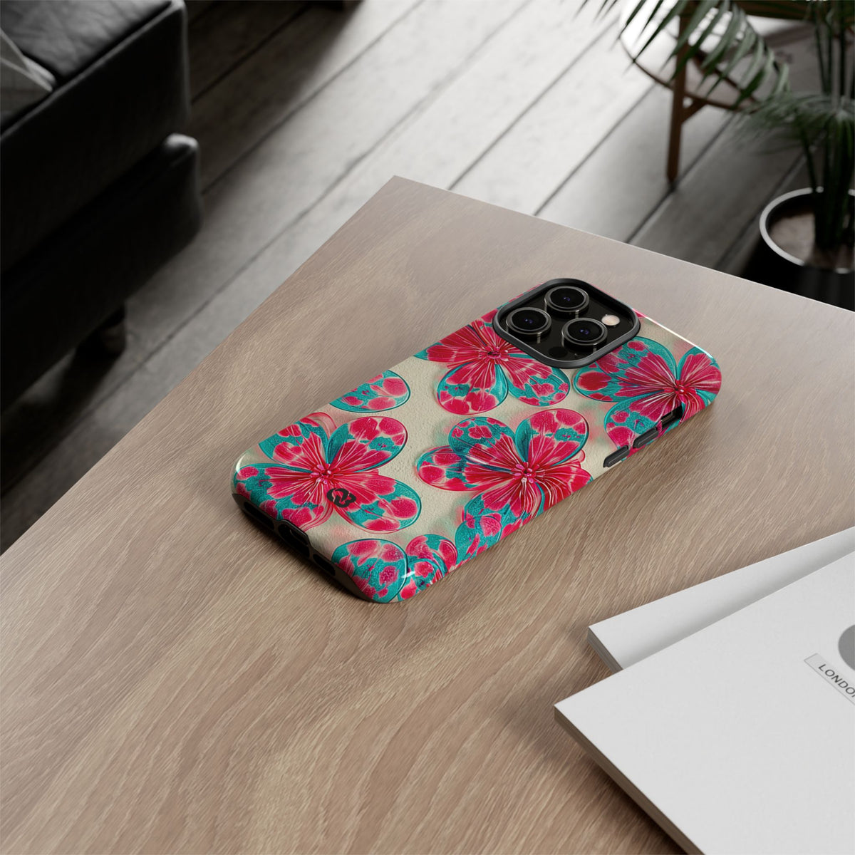 Lucite Jelly Bloom · Tough Phone Case for iPhone · Pink