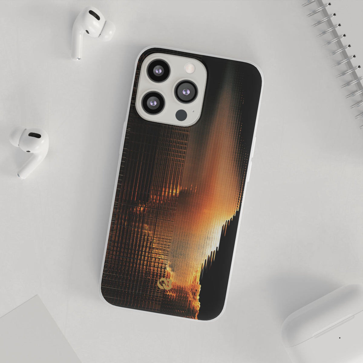 Luminous Grid · Lite Phone Case for iPhone ·  Black