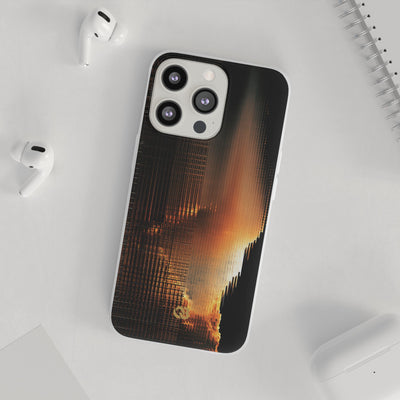 Luminous Grid · Lite Phone Case for iPhone ·  Black