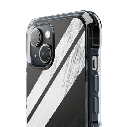 Grainy Stripe Shadow iPhone 15 Case - Impact