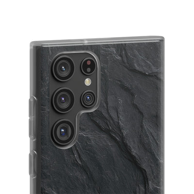 Dark Slate Strata · Lite Phone Case for Samsung · Black