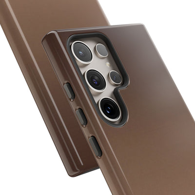 Brown Tough Phone Case for Samsung - Smoked Caramel Fade