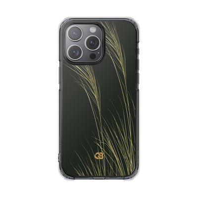 Green Impact MagSafe Phone Case for iPhone - Midnight Gilded Grass
