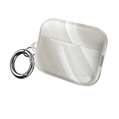 Liquid Enamel Fold · Hard Case for AirPods & AirPods Pro · White