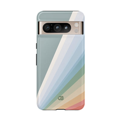 Green Tough Phone Case for Google Pixel - Sage Prism Beam