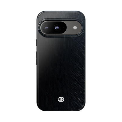 Brushed Obsidian Steel · Tough Phone Case for Pixel ·  Black