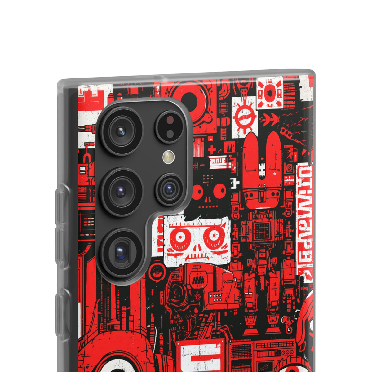 Neo Mecha Collage · Lite Phone Case for Samsung · Red