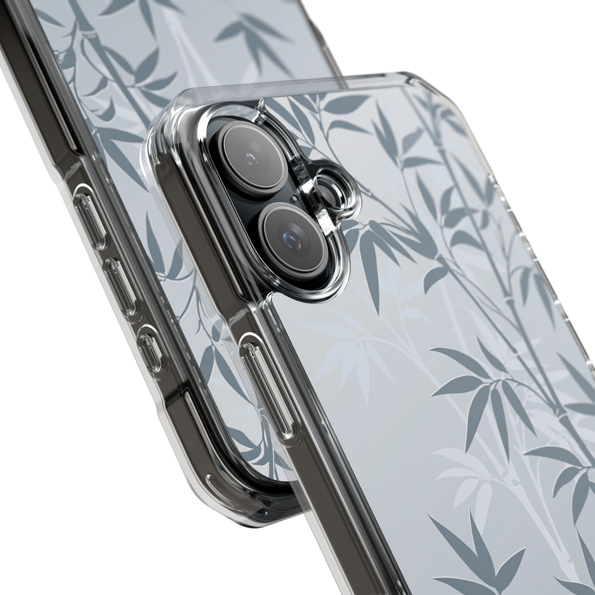 Blue Impact MagSafe Phone Case for iPhone - Slate Bamboo Shadow