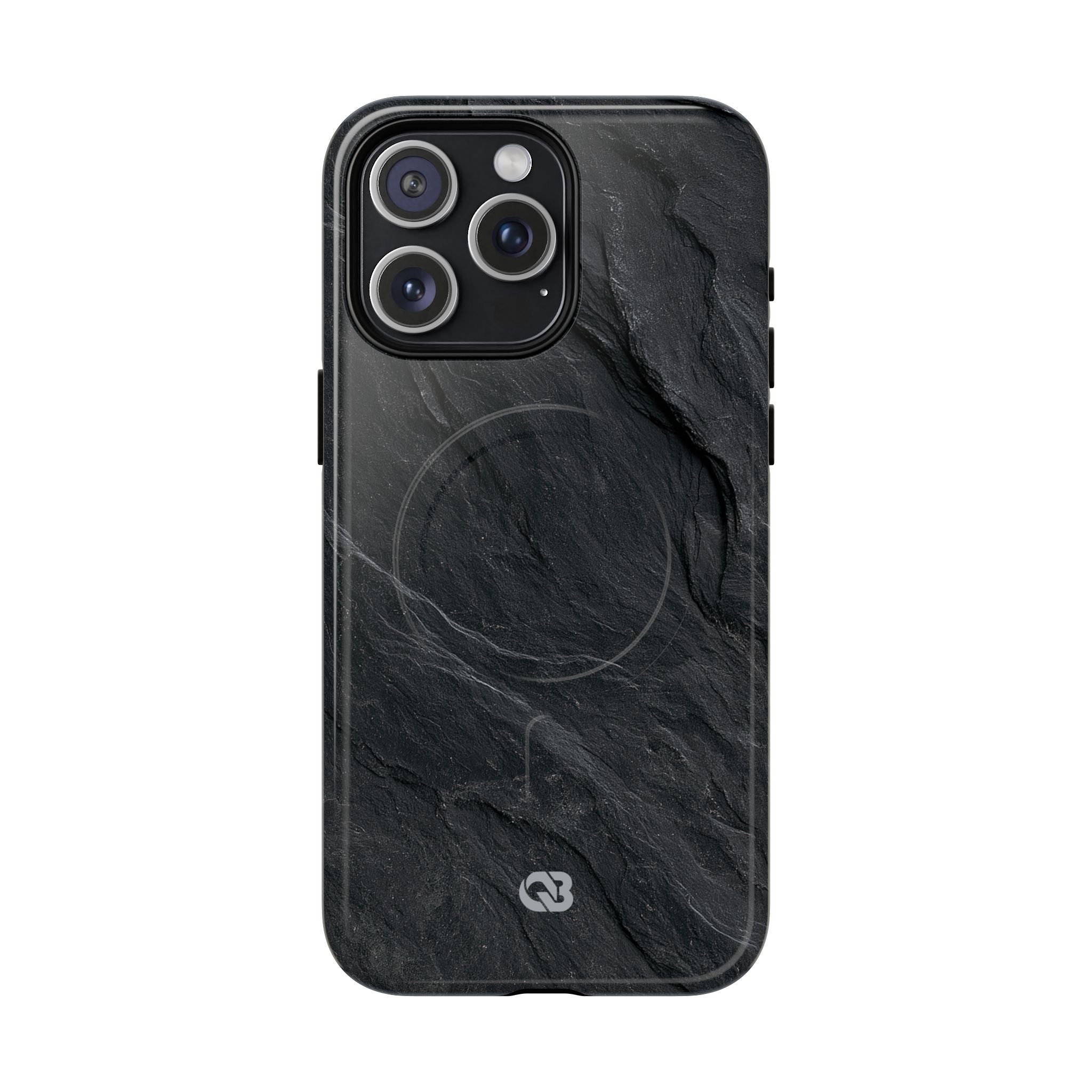 Black Tough 2.0 Magsafe Phone Case for iPhone - Midnight Slate Ridge