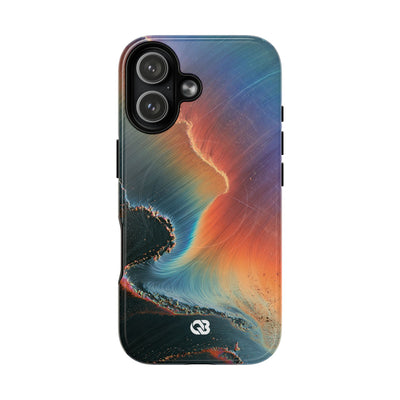 Prismatic Aura Shift · Tough 2.0 Magnetic Phone Case for iPhone · Blue