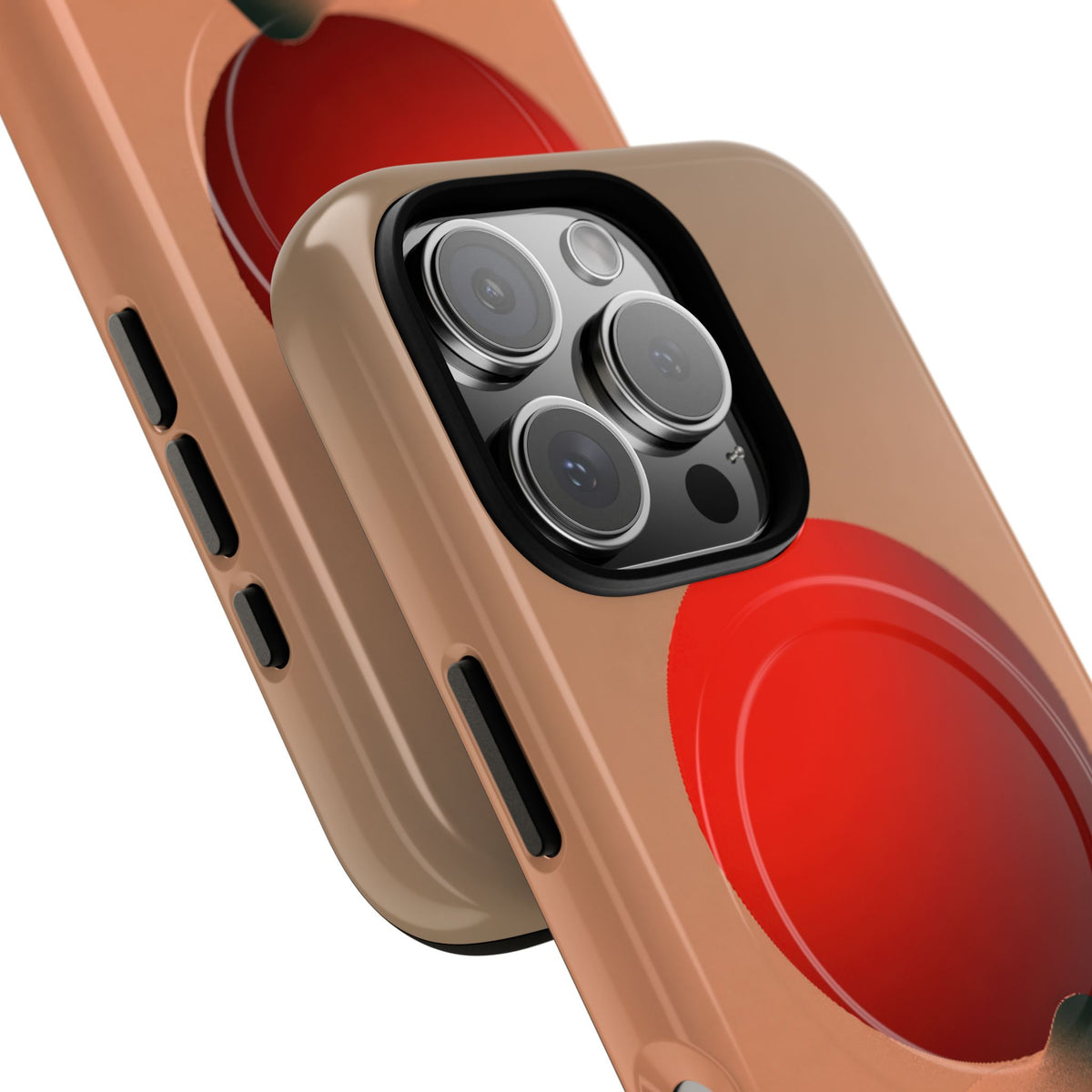 Crimson Sol Ridge · Tough 2.0 Magnetic Phone Case for iPhone · Red