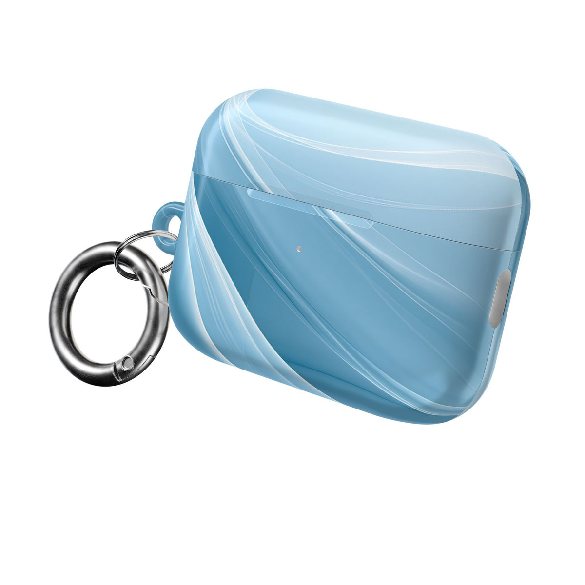 Glacial Ridge Contours · Hard Case for AirPods & AirPods Pro · Blue