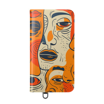 Overlapende ansigter - Samsung S24 Plus Cover - Pung
