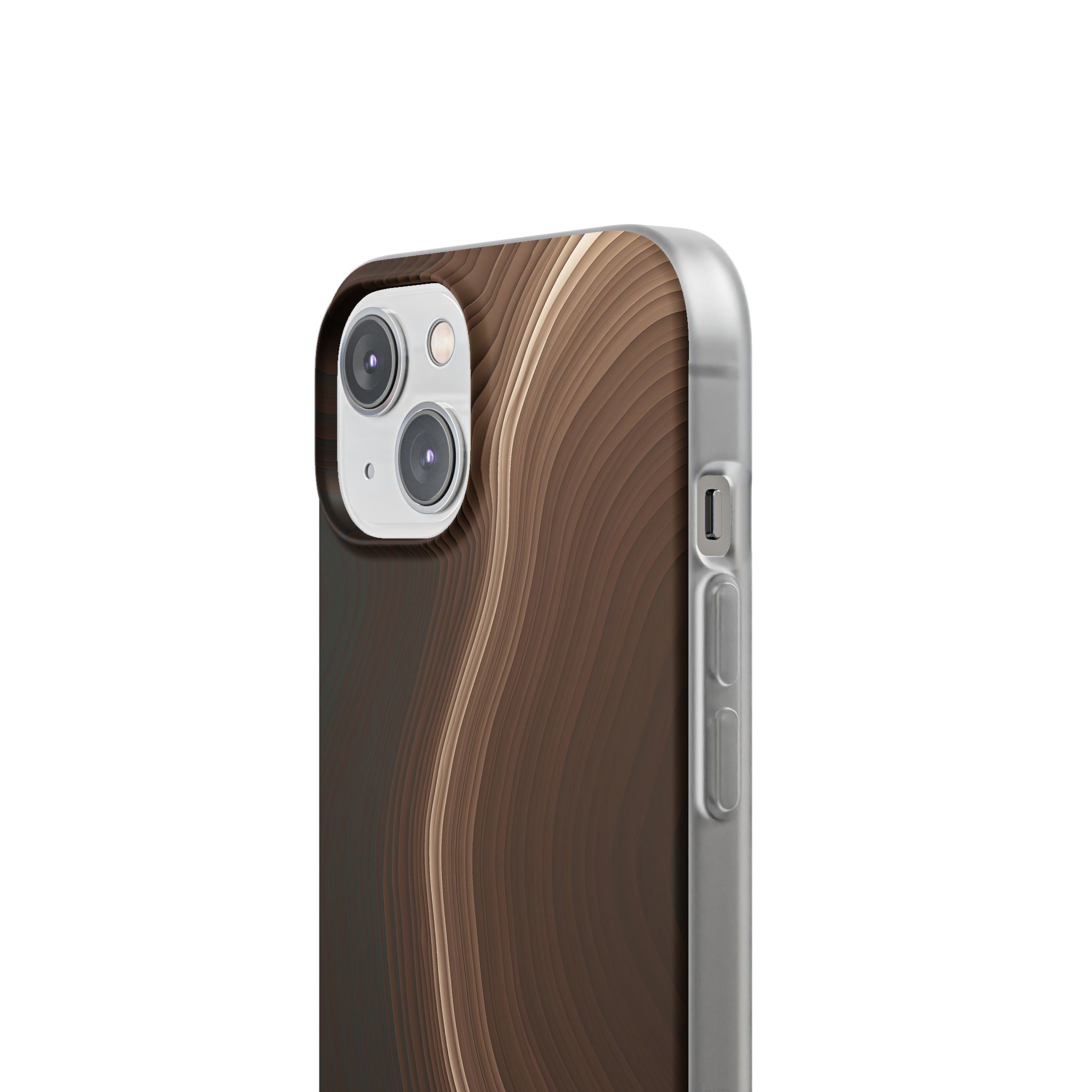 Brown Lite Phone Case for iPhone - Bronzed Canyon Relief