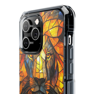 Amber Glass Lion · Impact Phone Case for iPhone · Magsafe