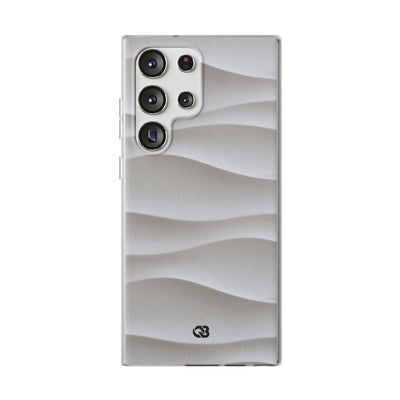 Sculpted Dune Relief · Lite Phone Case for Samsung · White