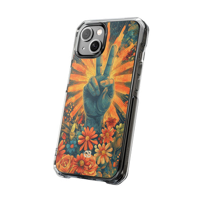 Radiant Peace Bloom · Impact etui na telefon dla iPhone · MagSafe