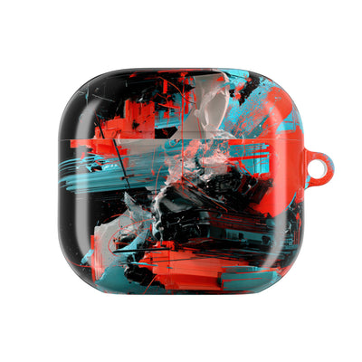 Fragmented Cyber Core · Hard Case for AirPods & AirPods Pro · Black
