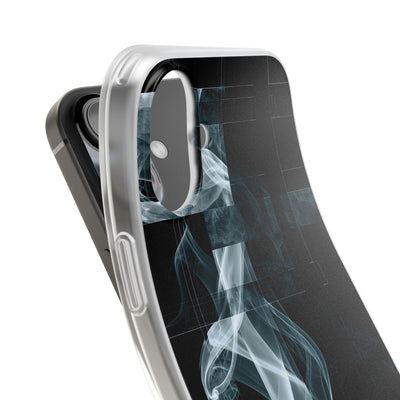 Black Lite Phone Case for iPhone - Arctic Vapor Grid