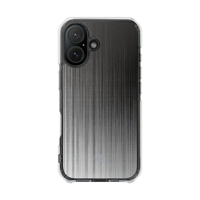 Grey Impact MagSafe Phone Case for iPhone - Static Vertical Dither