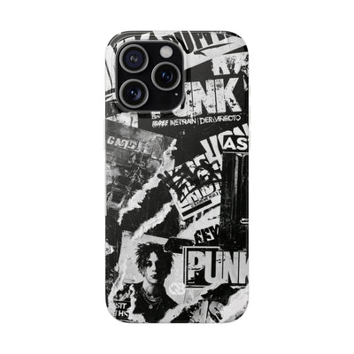 Underground Punk Collage · Lite Phone Case for iPhone ·  Black